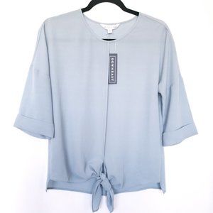 Blouse: Tie Front by DownEast